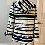 Striped Jacket with hood OS Black Size undefined Photo 4