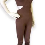 It Takes Nothing Cutout Seamless Jumpsuit Brown Photo 3