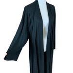 Savage X Fenty Black Textured Long Robe Duster Lounge Wear Relaxed Fit XL Photo 2