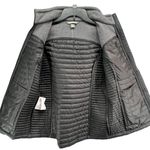 Eddie Bauer Jacket Womens S Gray Black Down Fleece Puffer Insulated Full Zip Photo 2