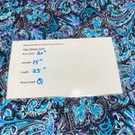 Talbots  Sleeveless Satin Cowlneck Paisley Blouse size 12 Photo 8