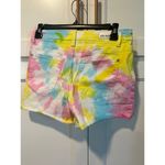 Judy Blue  High rise multicolor tie dye neon stretch women’s jean small Photo 2