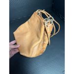 Vintage Woven Leather Crossbody‎ Bag Purse Bucket Style Purse Photo 4