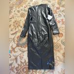 Abyss By Abby NWT:  Shiny Black Long Sleeve Dress Photo 13
