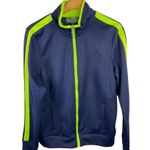 Ralph Lauren Active Womens Large Blue Green Crest Zip Up Track Jacket Logo Crest Photo 1