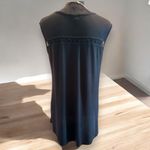 For Cynthia Women's Tank Top Medium Black Crochet High Low Hem Casual Boho Flora Photo 3