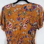 Patrons of Peace Flyaway Hem Floral Maxi Dress Small faux wrap Photo 5