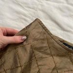 INC Gold beaded diamond silk maxi skirt full skirt stiff hem Size 12 Photo 5