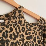 LNA |Brushed Leopard Flynn Cutout Sweater sz small Photo 4
