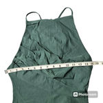 ZARA  Green High Neck Mini Dress Photo 3