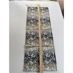 100% Cashmere MADE IN SCOTLAND Fringe Trim BEIGE Ivory GRAY Paisley Scarf Photo 4