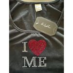 NWT: Bling Tank Top (S) Black Photo 2