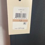 Ivanka Trump Black Ankle Pants Size 12 NWT Gold Zippers Stretch Trousers Photo 2