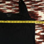 GRACE IN LA Gothic Fairy Grunge Whimsygoth Black Flower Floral Embroidered Sleeveless tank top blouse shirt-M Measurement in pics Photo 3