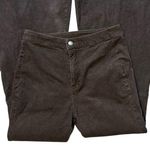 Molly green Flare Bottom Fringe Hem Grey Corduroy Pants, Sz S Photo 7