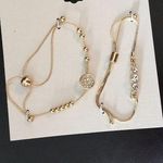 Tahari 2 Fab Slider Bracelets Pave Crystals and balls Photo 0