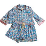 Free People Free‎ People M Pillow Talk Satin Pajama Set Lilac Blue Floral Print Silky New Photo 1