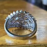 Natural Tanzanite Sterling Silver Ring Size 6 Photo 4