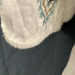 J.Jill - pure Jill-White, sheer, embroidered elastic sleeves- SOFT-long sleeve-XS Photo 10