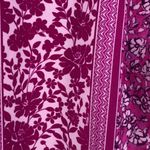 Bob Mackie  New! Wearable Art womens magenta mix  floral top size S Photo 4