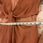 Le lis 🌱 Collection Copper Cutout Long Sleeve Romper Size L Photo 5