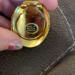 Gold Tone White Pearl Scarf Clip Western German Photo 4