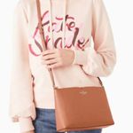 Kate Spade Harlow Crossbody Purse Warm Gingerbread Leather WKR00058 Photo 2
