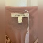 Grade & Gather Floral Slip Dress in Pink and Brown. Size Photo 3