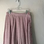 Vintage‎ 70s Luv Knit Pleated Skirt Pink Side Button Gradient Ombre Wool Blend Size 6 Photo 1