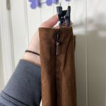 Jones New York NWOT  Signature women’s brown stretch beaded cuff capri‎ pants 14 Photo 4