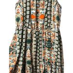 Fashion XL Dress Boho Paisley Slip Mini Spaghetti Strap Summer Festival Coquette Green Photo 12