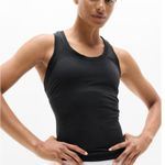 Athleta  Momentum Seamless Tank Womens XS Black Sportswear Normcore Photo 0