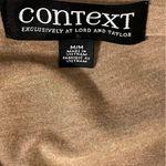 Lord & Taylor Context Tan Cardigan Size M Open Front Lightweight Flowy Layers Size M Photo 4