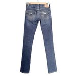 True Religion Slim Straight Back Flap Jeans Island Song Wash Women’s Size 26 Photo 1