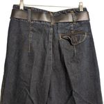 Jeanjer Vintage 80s 90s High Waisted Pleated Tapered Denim Trousers 13/14 Blue Size undefined Photo 6