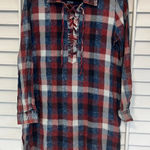 Vintage Havana  Red And Blue Plaid‎ Dress Size Medium Photo 0