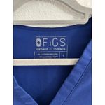 Figs Casma Technical Collection Top Womens Small Blue Pocket Medical Nursing Photo 2