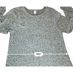 Old Navy  Cewneck Grey Swing Dress Sweater-like Knit Sz‎ Medium Long Photo 6