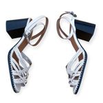 See By Chloe  Katie Braided Strap Block Heel Sandal Leather 39.5 9 Photo 7