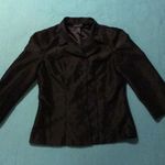 Scarlett blouse blazer jacket shacket and animal print pants set size 10 Photo 4