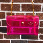 Handmade NWT Barbie Pink Tinted Clear Shoulder Bag Photo 13