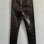7 For All Mankind Snakeskin Faux Leather Leggings Photo 3