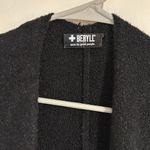 NWT + Beryll cashmere open front poncho shrug fuzzy Boucle black one size Size undefined Photo 1