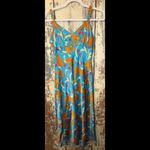 NWT Sofia Jeans Women's Slip Midi Dress, floral, size Small Blue Photo 1