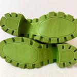 Gianni Bini GB End Game Lug Sole Leather Clogs Tan/Green Size 8 Photo 10