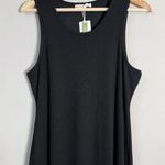 Marine layer  Lexi Daytime Midi Dress in Black Rib Women's Large Bodycon LBD NWT Photo 8