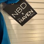 NBD Nwt x Naven Twins Never Bodycon Dress in Blue orange small Photo 3