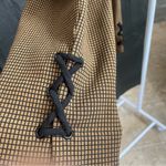 Chico's  1.5 Women’s Pull-On Houndstooth Ankle Cropped Pants Casual Tie Hem Photo 2