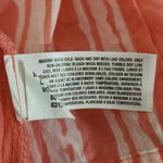 Old Navy Coral Pink Cotton Tunic Blouse Size Large Coral Print Tunic Photo 6