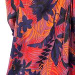 ZARA Pink Multicolor Colorful Floral Tropical Long Sleeve Dress Women Sz XS Photo 5